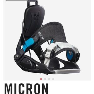 Great Flow Micron Youth snowboard bindings. EUC! 🏂 Size small.